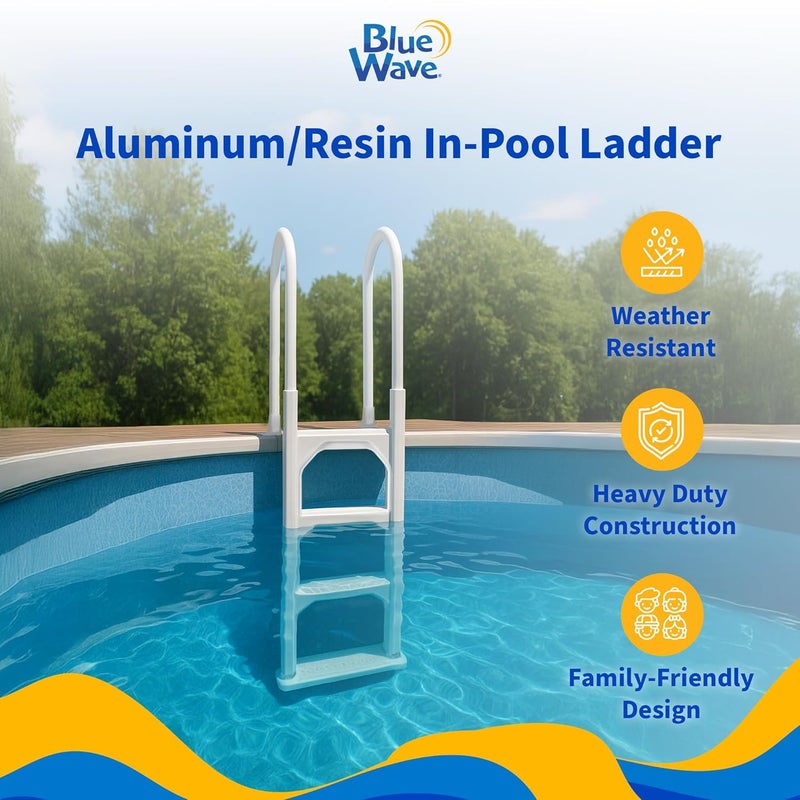 Blue Wave NE1142 Aluminum/Resin In-Pool Ladder - Image 2